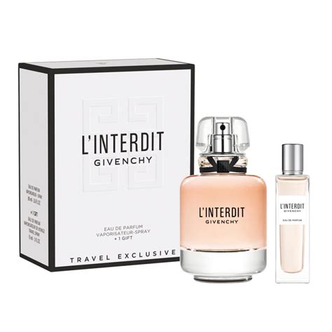 givenchy l'interdit travel exclusive|givenchy fragrance.